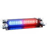 Abrams Focus 2X Series (Red/Blue) 36W - 12 LED Police Vehicle Truck Windshield Strobe Warning Dash &amp; Deck Light Bar