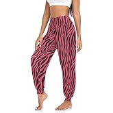 panksolu Boho Yoga Pants for Women Joggers Workout Pants S-2XL | Casual Soft women's Dance Sweatpants beach Sport High Waisted Lounge pants Trousers