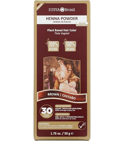 Amazon.com: Surya Brasil Henna Powder Brown 100% Natural Plant