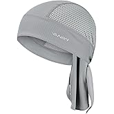 YANIKY Bandanas Skull Caps for Men, Women Skull Cap Helmet Liner Cycling Hat Durags Motorcycle Bandana Sweat Wicking Do Rag