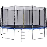Giantex Trampoline Combo Bounce Jump Safety Enclosure Net W/Spring Pad Ladder