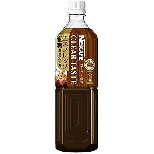 ネスカフェ クリアテイスト エスプレッソ低糖 900ml×12本