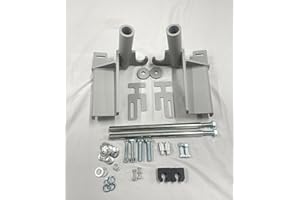 TORQUE Deer Guard Bumper Protector Mount Brackets Set for 2008-2017 Freighliner Cascadia, Full Hardware Included Front Bumper Mounting Bracket Kit (TR097-FRBRK)