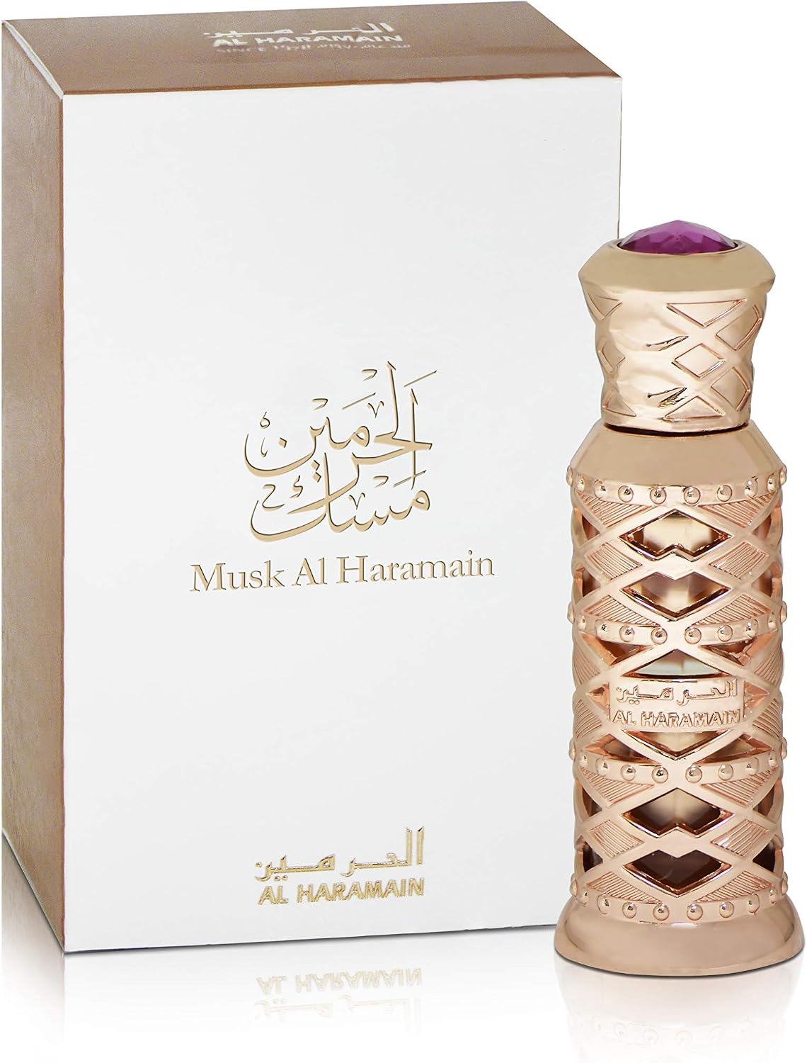 Al Haramain Musk Attar Oil 12ml, White, 12 ml (Pack of 1)