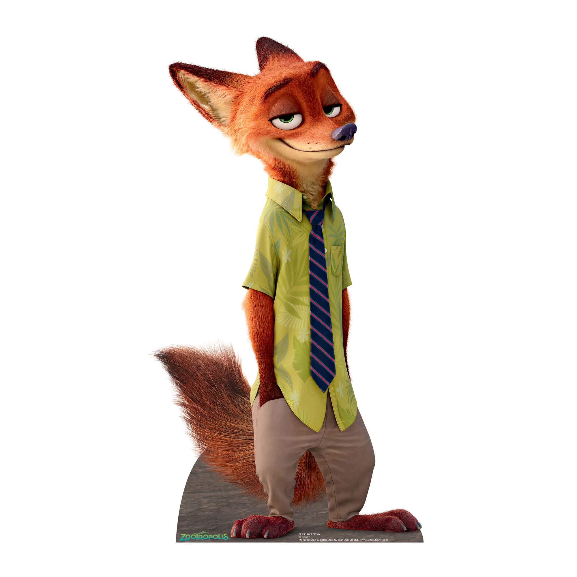 Star Cutouts SC933 Brilliant Sidekick Nick Wilde Cardboard Cut Out