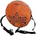 KTÄK -The First Handcrafted, Hand Drum Percussion, Two-Sound Cajón Body Snare, Portable Cajon by Kandu with Carry Case (Nut Brown)