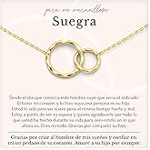 HOPE LOVE SHINE - Mother of the Groom Gift from Bride Spanish - Wedding, Mother in Law Necklace, Jewelry 16+2"