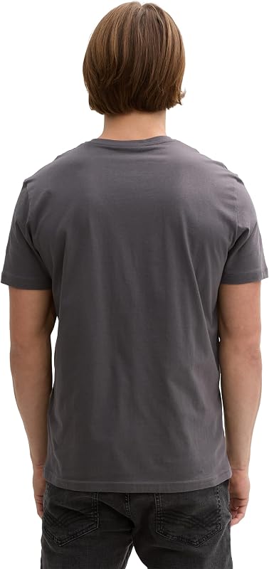Maglietta con Logo Stampato, Uomo, Grigio (Tarmac Grey 10899), M