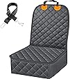 URPOWER Pet Front Seat Cover for Cars 100% Waterproof Nonslip Rubber Backing with Anchors, Quilted, Padded, Durable Pet Seat Covers for Cars, Trucks & SUVs