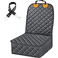 URPOWER Dog Front Seat Cover for Cars, 100% Waterproof Nonslip Pet Car Seat Protector, Quilted & Durable Padded Dog Seat Cove