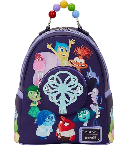 Loungefly Pixar Inside Out 2 Core Memories Spinning Wheel Mini Backpack