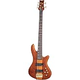 Schecter Stiletto Studio 5 Bass Guitar - Honey Satin