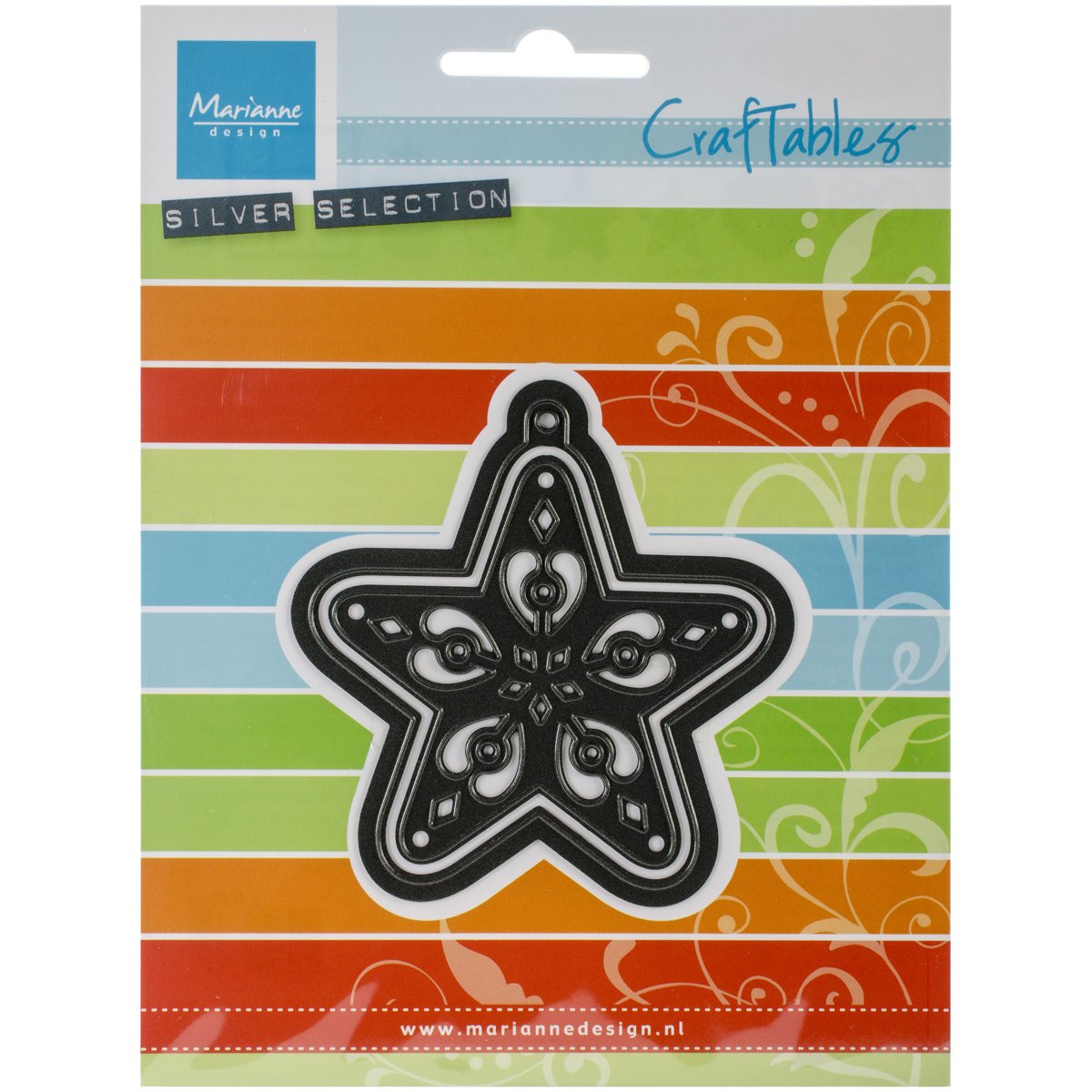 Ecstasy Crafts Marianne Design Craftables Dies-Filigree Star, 2.5-inch to 2.75-inch