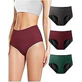 TIICHOO Incontinence Underwear for Women Washable Protective Briefs 3 Pack