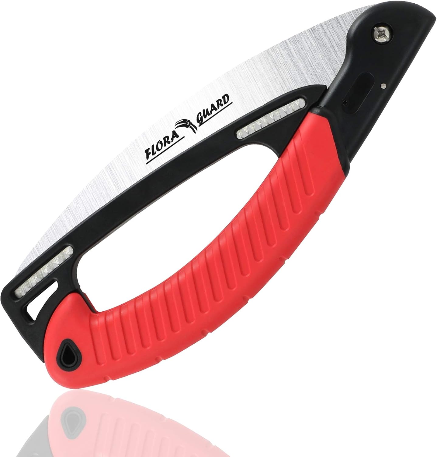 FLORA GUARD 10 Inch Folding Pruning Saw - Hand Garden Saw for Trees with Non-Slip Handles and Safey Lock, Sturdy and Lightweight - Image 3
