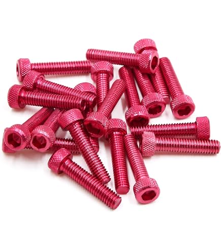 20 Vis De Carénage Pour Moto - 6x20 Mm, Tête Hexagonale, Alliage Aluminium Ton Or | Pour Remplacer Les Vis De Carénage Sportif