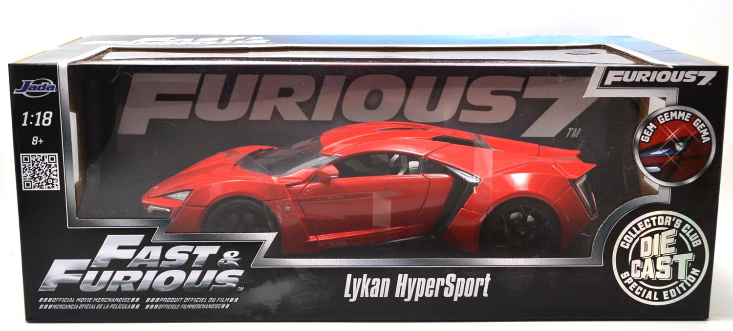Amazon Jadatoys 1 18scale Fast Furious 7 Lykan Hyper Sport Red ジェイダトイズ 1 18スケール ワイルドスピード スカイミッション ライカン ハイパースポーツ レッド 並行輸入品 ミニカー ダイキャストカー おもちゃ