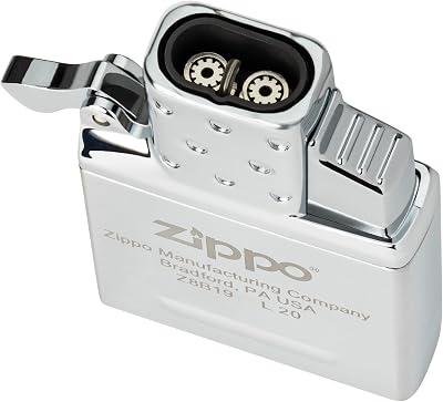 Zippo 65827 Butane Lighter Insert Double Torch with Piezo Ignition