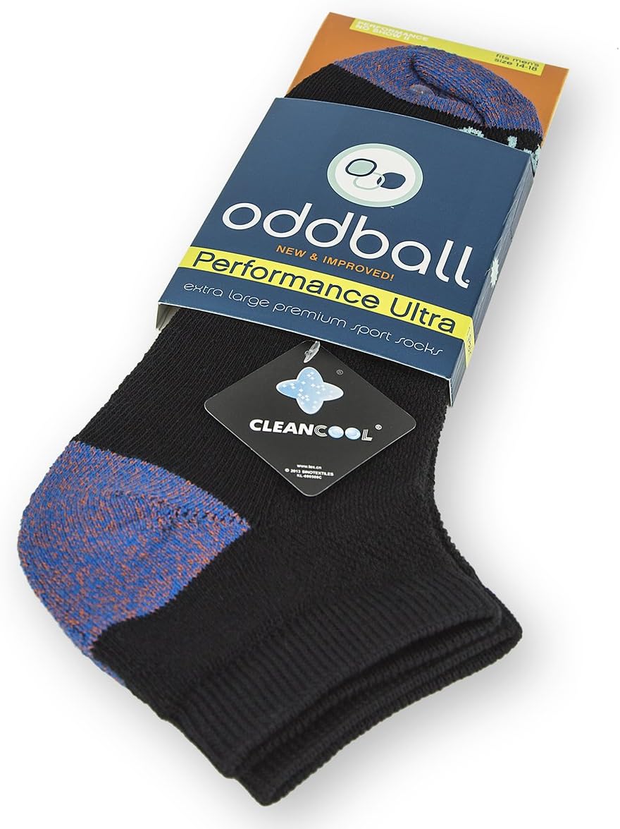 Oddball Performance Plus II Men's No Show Socks XXL