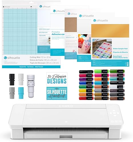 Amazoncom Silhouette Cameo 4 Craft Bundle Sketch Pens
