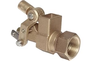 Robert Manufacturing - RF605T-1 RF605T High Turbo Series Bob Red Brass Float Valve, 1" NPT Female Inlet x Free Flow Outlet, 110 gpm at 85 psi Pressure