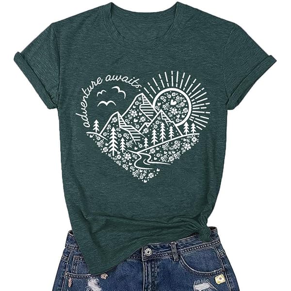 Women Dandelion Shirts Cute Dandelion Print Graphic Tee Tops