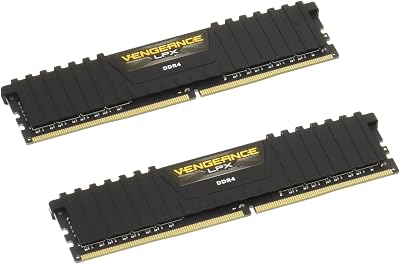 Corsair Vengeance LPX 8GB (2x4GB) DDR4 2666 C16 Memory Kit Black