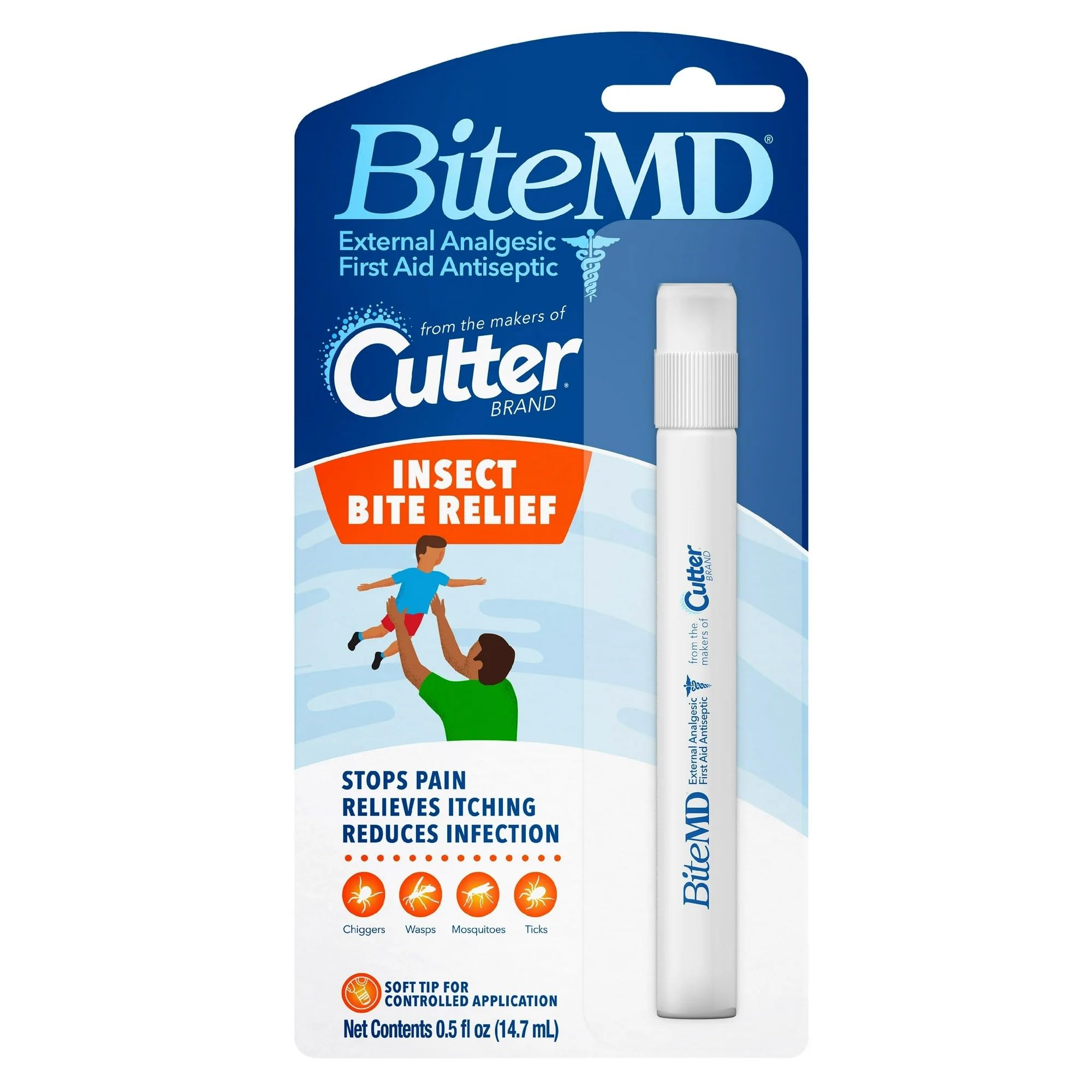 Photo 1 of Cutter Bite MD Insect Bite Relief 0.5 oz (Pack of 3)