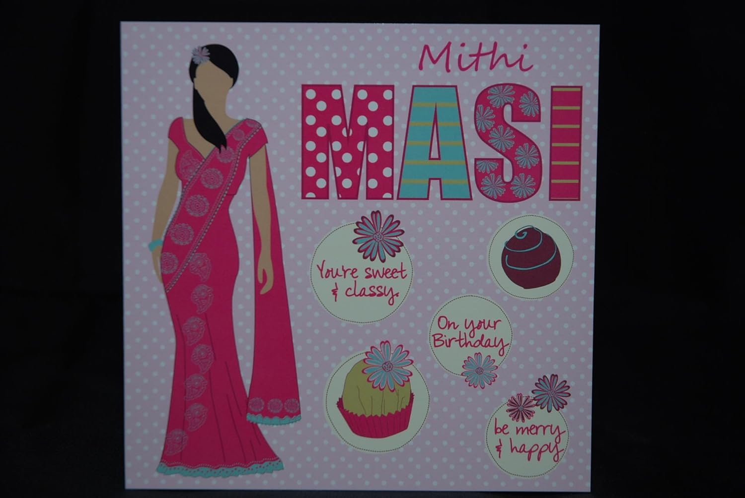 handmade birthday card for aunty