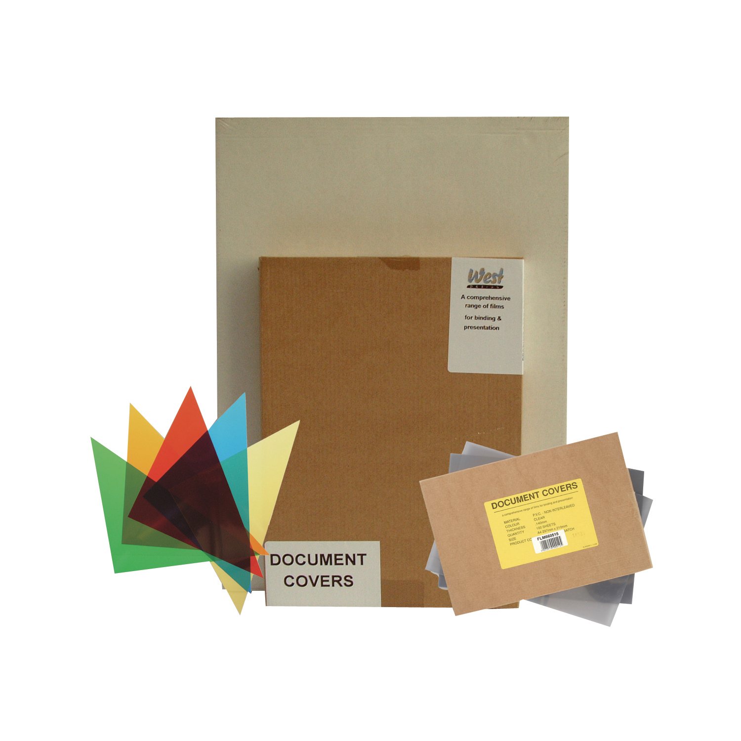 Colorcel A4 Tissue Inter Leaf Document Covers - (Pack of 100)