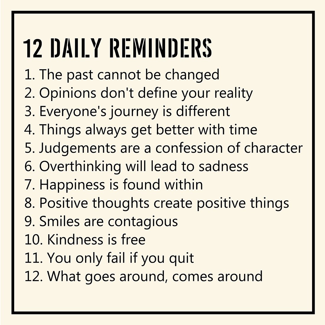 Meishe Art Motivational Quotes Posters Prints 12 Daily Reminders Inspirational Sign Home Office Wall Art Decor