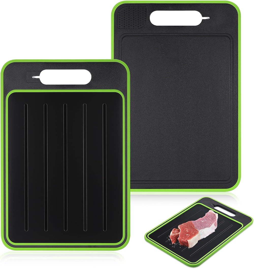 Kssvzz 4 in 1 Defrosting Board & Chopping Tray with Grater & Sharpener