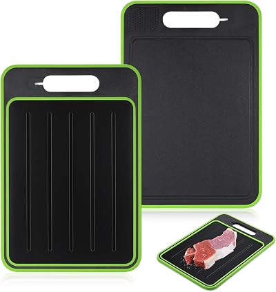 Kssvzz 4 in 1 Defrosting Board & Chopping Tray with Grater & Sharpener