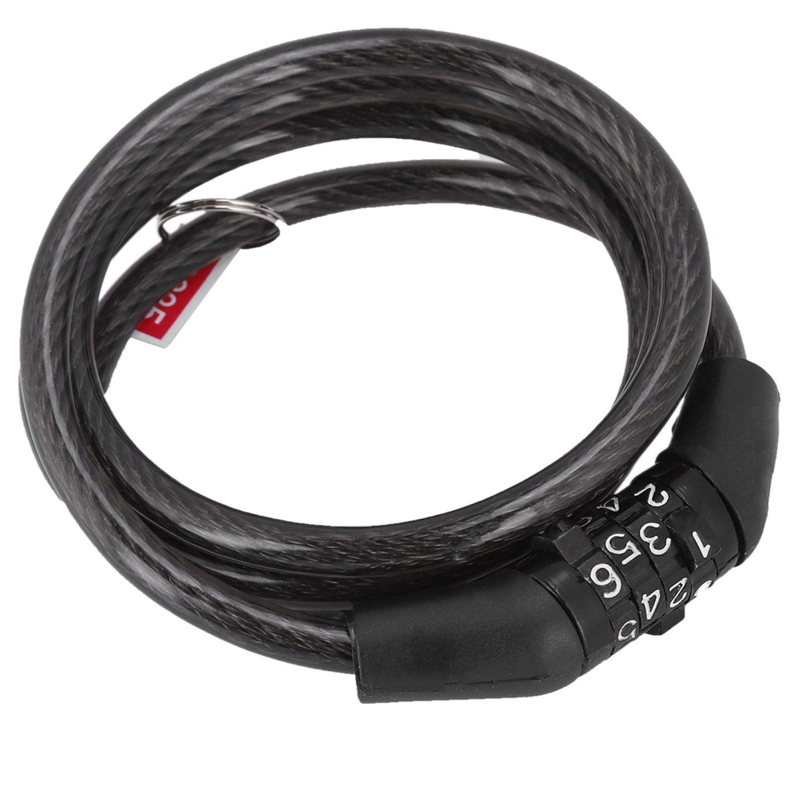 cersalt Coded Bicycle Lock, Bicycle Cable Lock, Beautiful Appearance Easy Use -theft Bicycle Can Be Used Alone Suitable for Family