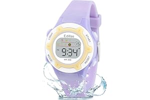 Edillas Kids Watch Digital for Girls Boys, Children Waterproof Watches Multi-Functional with LED Backlight Alarm/Stopwatch for Student Ages 4-13