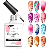 Makartt Blooming Gel: Clear UV LED Nail Art Polish for Spreading Effect Marble Soak Off Nail Polish Gel Painting Nail Designs