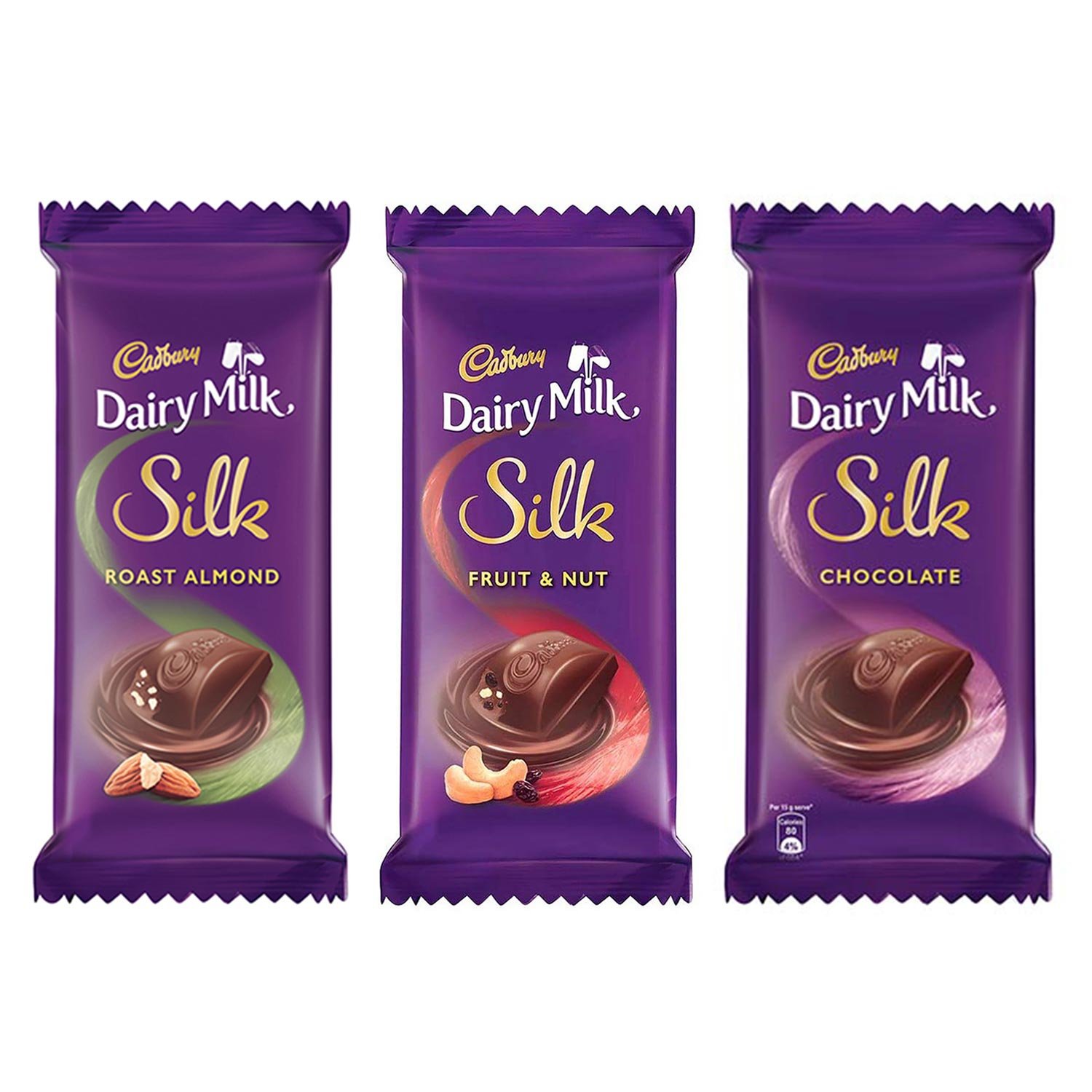 Cadbury Dairy Milk Silk Chocolate Bars, 574 gm (2x150g Silk Plain