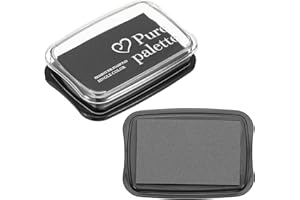 Generic 3"x2" Large Stamp Pad, 2Pcs Washable Craft Ink Pad for Rubber Stamp Card Making Stamping Scrapbook Fingerprint Handpr