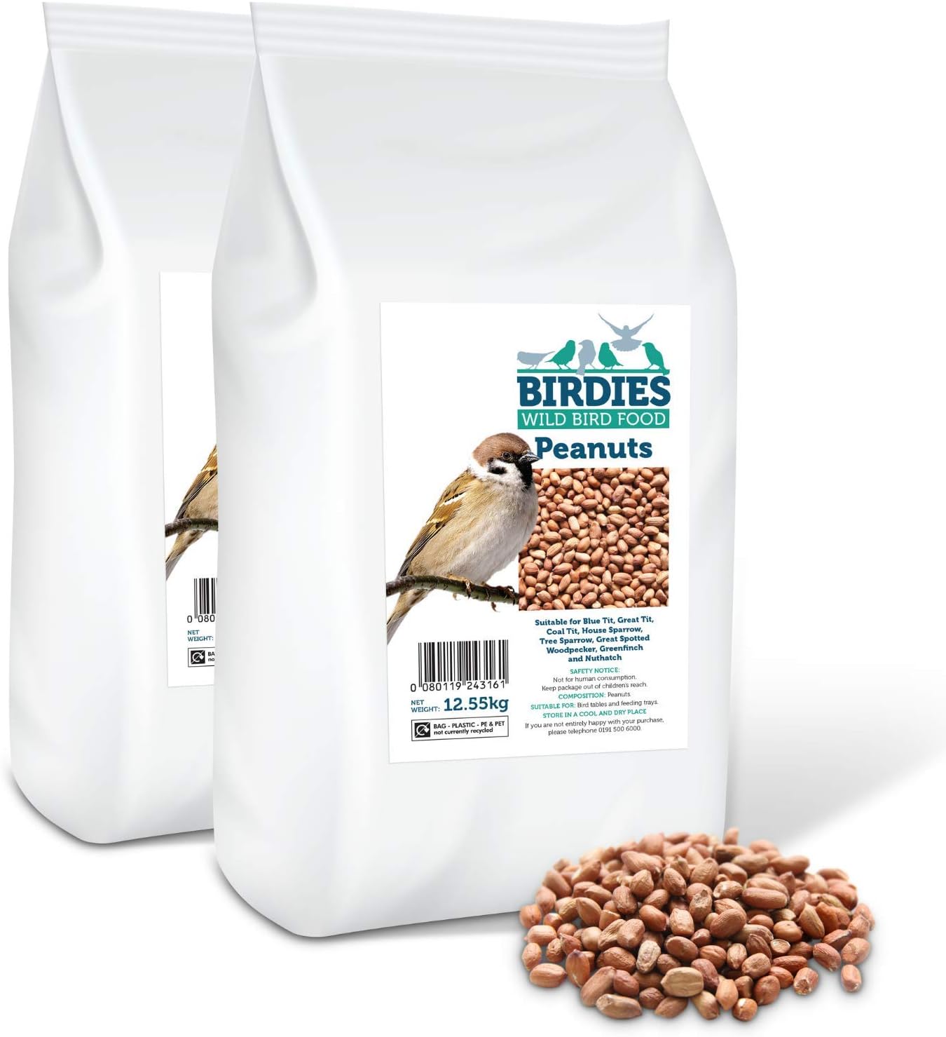 Birdies Wild Bird Food Premium Peanuts Bird Food for Wild Birds