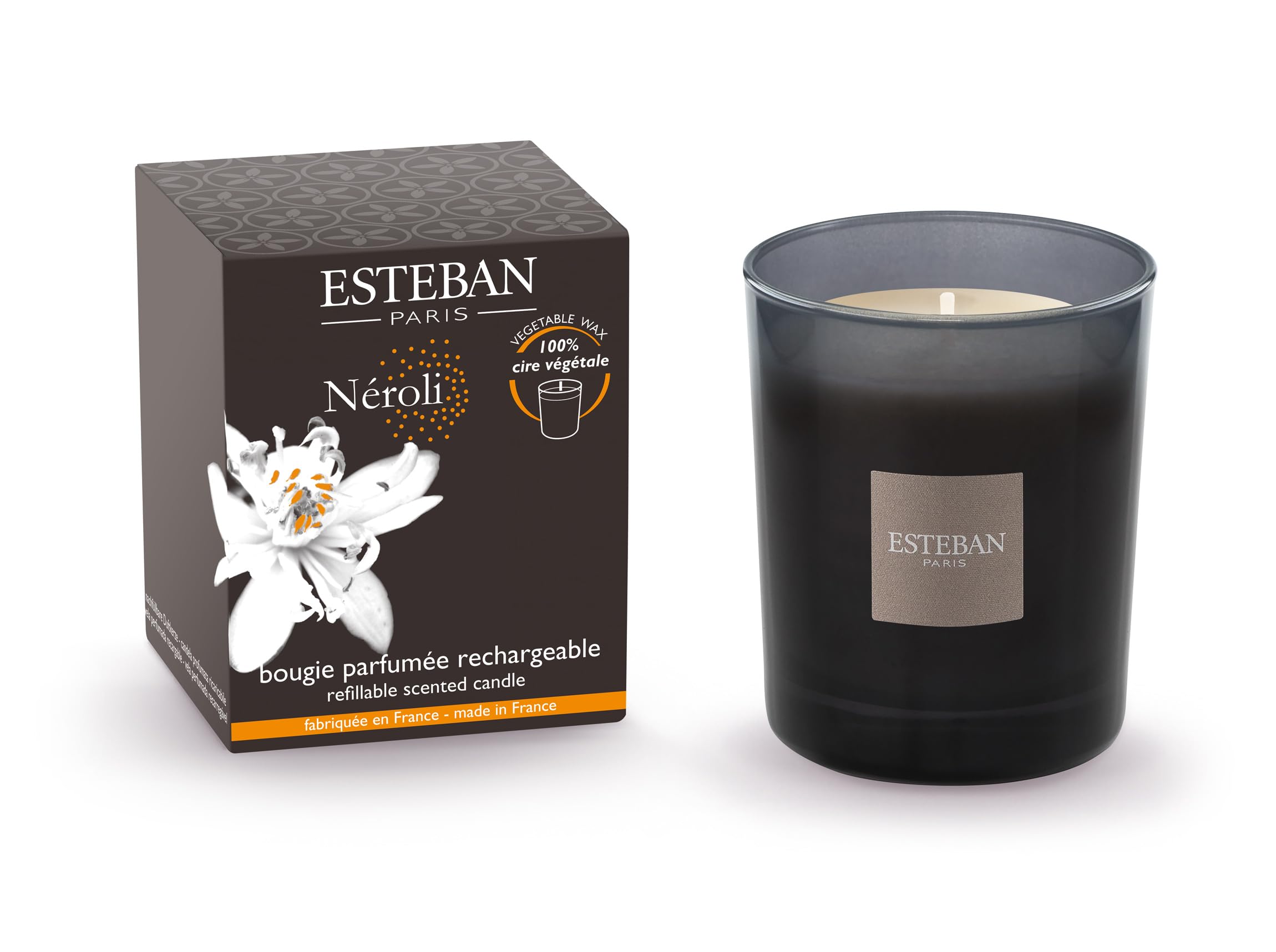 Esteban Scented Candle 170G Scent Neroli Glass X Home Environment Candle