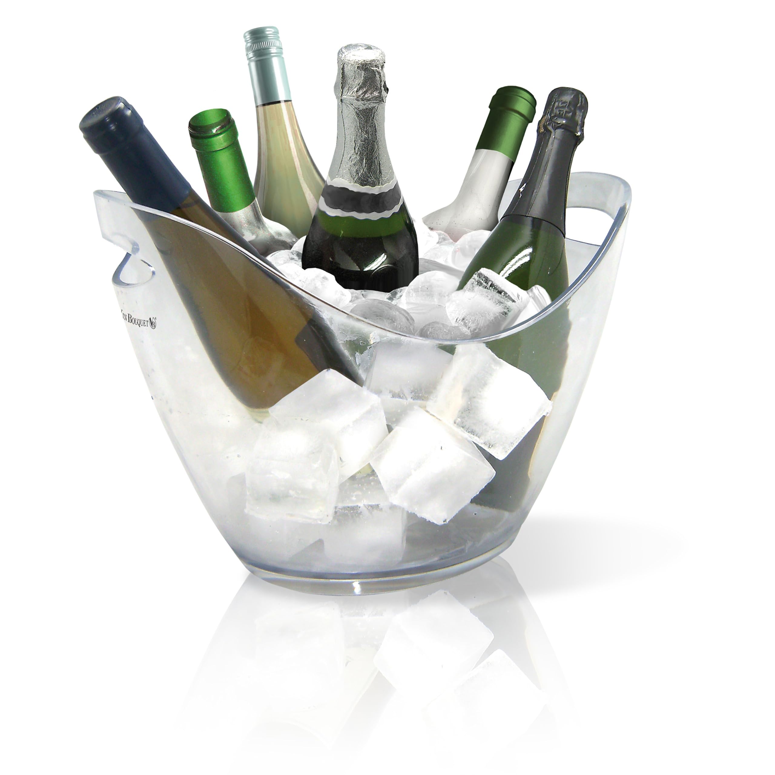 Vin Bouquet FIE 029 Ice bucket 6 bottles.6 bottles bucket is presented now in clear/transparent