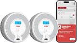 X-Sense SC07-WX 2-Pack Wi-Fi Smoke and CO Alarm with Battery Replaceable