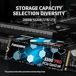 fanxiang S500 Pro 256GB NVMe SSD M.2 PCIe Gen3x4