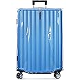 BlueCosto Luggage Cover for Suitcase - 28" Clear PVC Luggage Protector for 28" - 29" Sized Bags - Premium Travel Accessory for Baggage Protection - Universal Cover w/Hook & Loop Closure