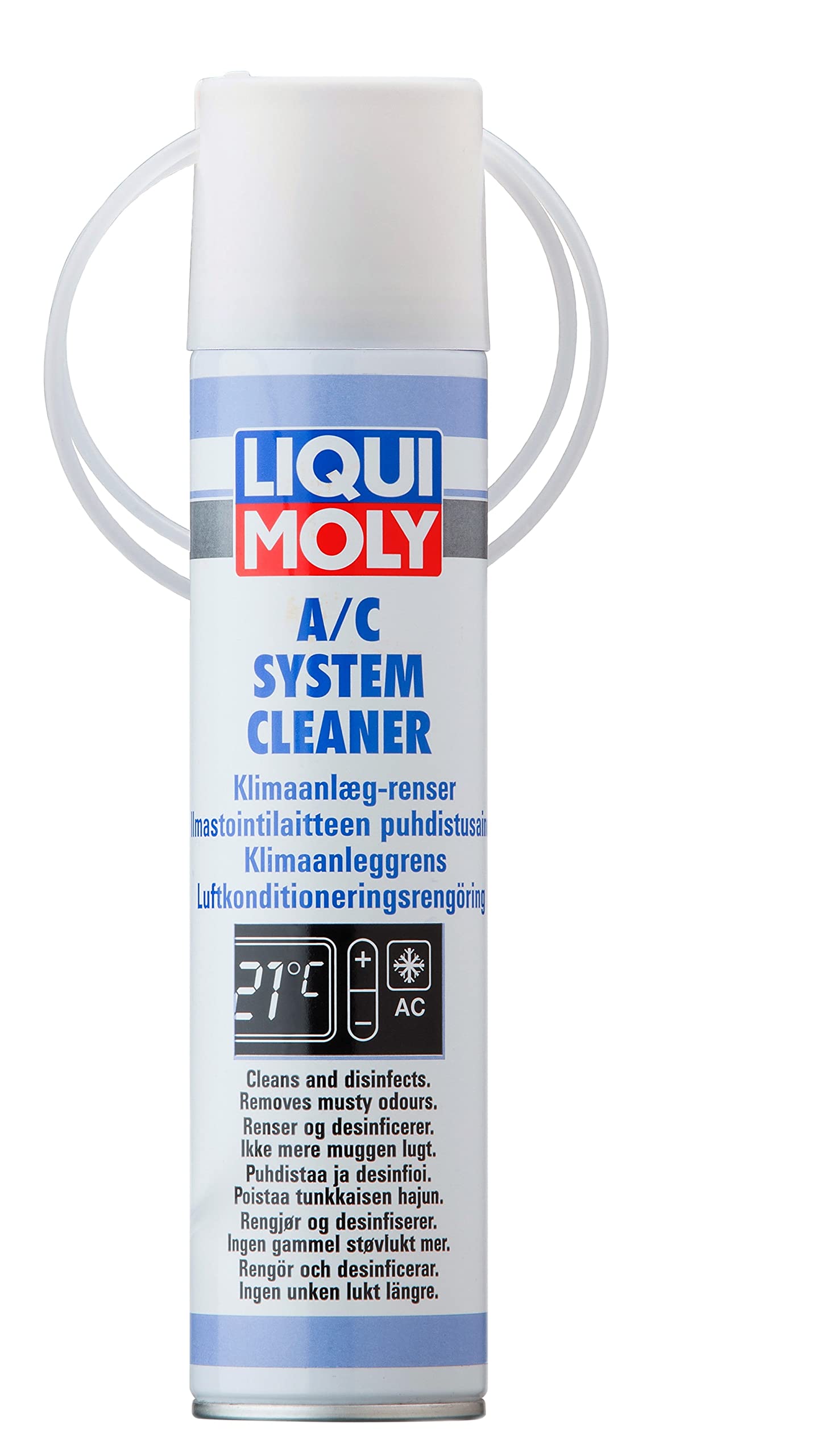 WOL Air Con Cleaner Spray - Cleans and Sanitises Air Conditioning and Climate Control – 4087 Liqui Moly AC System Cleaner Spray, Remove Bacteria & Mold 250ml – Automatic Air Conditioning Cleaner (1)
