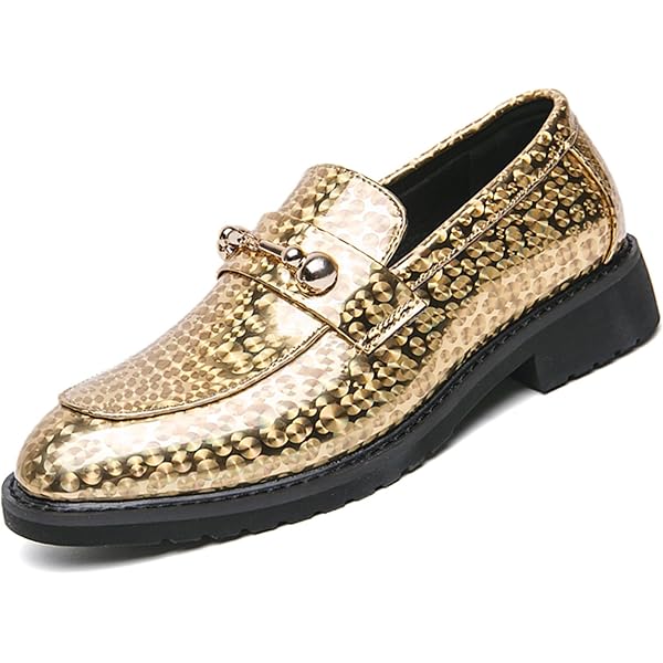 NEW AMALI men\'s mesa loafer in gold Bolano | Shoes | Gold Spiked Dress Shoes Bolano X Amali Mesa  main image 2
