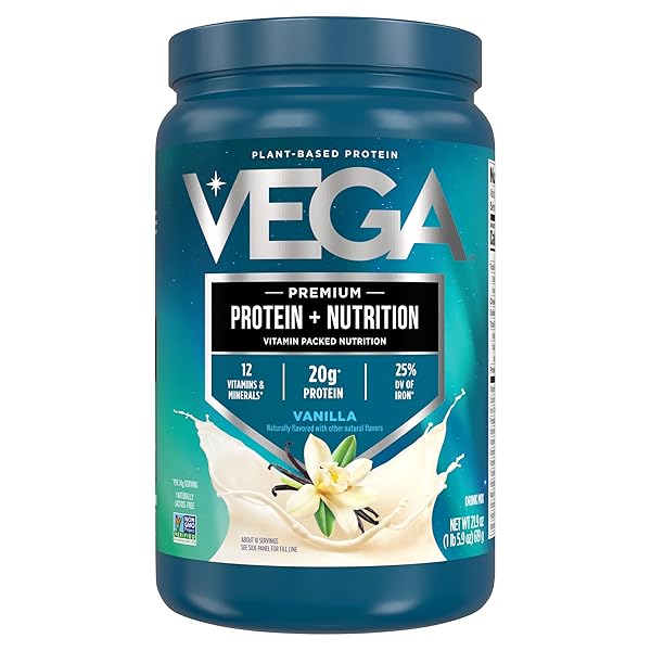 VEGA PROTEIN + NUTRITION – 20G PLANT-BASED PEA...