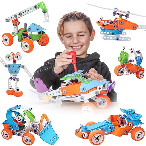 Toy Pal 7in1 STEM Toys for 8+ Year Old Boys Girls 163 Pcs