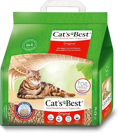 Cat's Best OkoPlus Clumping Wood Litter 4.3 kg Cat's Best
