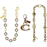 Penkful 3 Pack Bag Charm, Purse Charms Wallet Chain Keychains, Express Your Fashinable Style, Vintage Gold Bag Strap Chains Extender for Women Handbags Purses